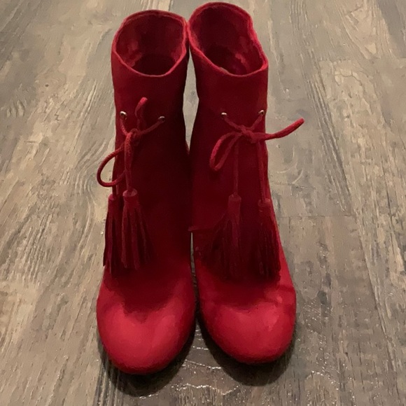 Kate Spade New York suede booties size 7 1/2 M - Picture 1 of 11